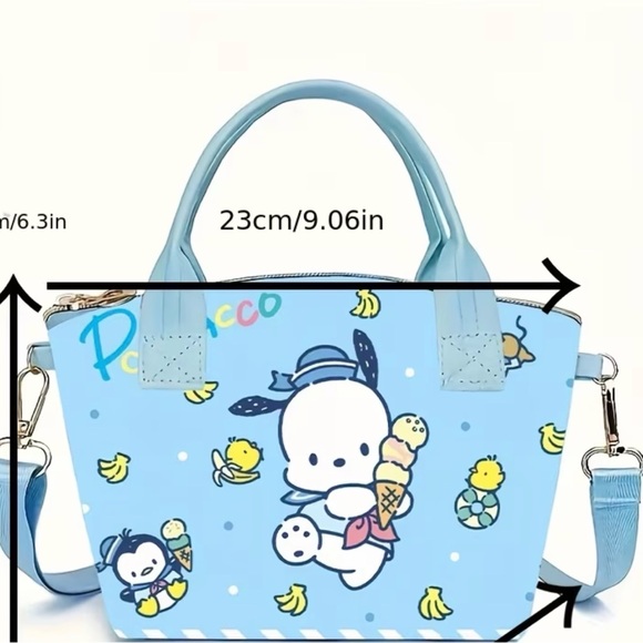 Blue Cartoon Print  Bag - Picture 2 of 4